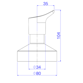 Acabamento para registro Deca C13 1.1/4"-1.1/2"