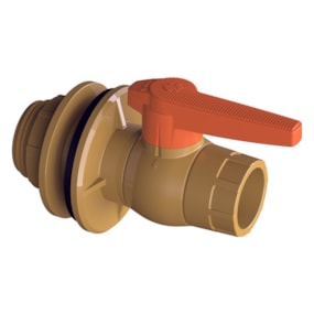 Adaptador com registro p/ caixa d"água 60mm  2" Tigre