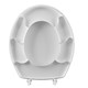 Assento oval rígido Talento Astra branco TTO/PP*BR1