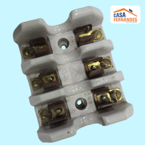 Base Fusível Cartucho 3 x 30amp Lorenzetti Ref:1349