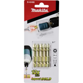 Bit torção philips Makita 5 peças com adaptador B-42488