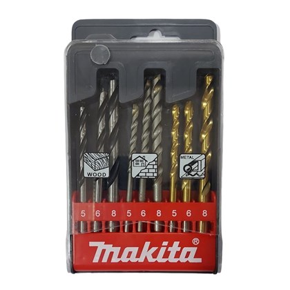 Broca Makita D-08660 Kit  Com 9 peças