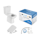 Combo Icasa Misti Bacia + caixa acoplada + acessórios branco