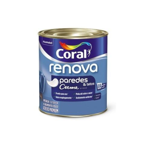 Coral Renova Fosco Cremosa 0.8L Branco