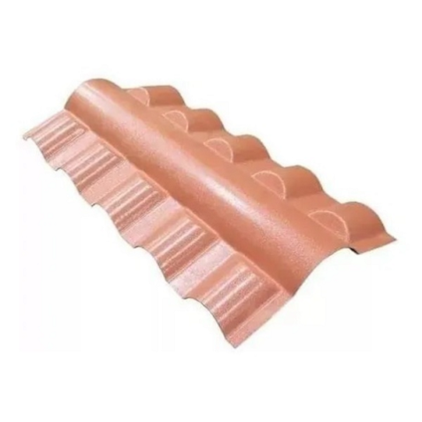 Cumeeira central colonial PVC Terracota