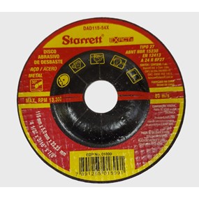 Disco Desbaste Starrett 115mmX5.0mmX22.2mm