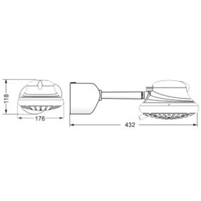 Ducha Bella Ducha Turbo Lorenzetti 220v X 6800w Ducha Bella Ducha Turbo Lorenzetti 220v X 6800w