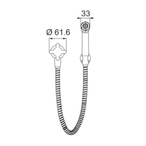 Ducha higiênica Lorenzetti 1984 F34 branca Ducha higiênica Lorenzetti 1984 F34 branca