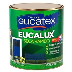 Esmalte sintético Eucatex 0,900ml Preto Fosco