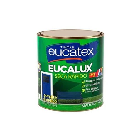 Esmalte sintético Eucatex brilhante 0,900ml Marrom Conhaque