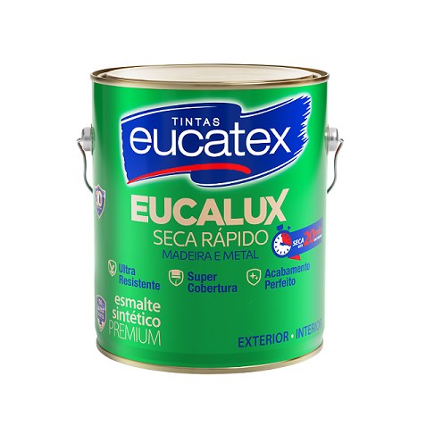 Esmalte Sintético Eucatex brilhante 3,6L Verde Folha