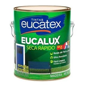 Esmalte sintético Eucatex brilhante 3,6lts Azul França