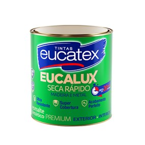 Esmalte Sintético Eucatex brilhante 900ml Cinza Escuro