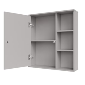 Espelheira MGM Mod.Treviso 56cm Platina