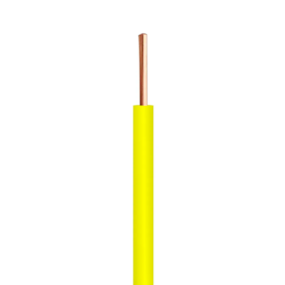Fio sólido/rígido normatizado 1,5mm amarelo Condvolt