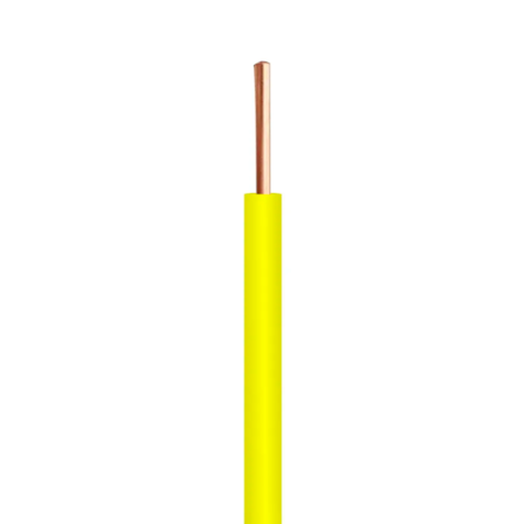Fio sólido/rígido normatizado 1,5mm amarelo Condvolt