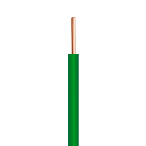 Fio sólido/rígido normatizado 1,5mm verde Condvolt