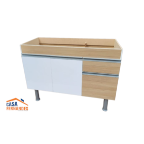 Gabinete Baby MC 114 Amadeirado/Branco