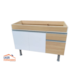 Gabinete Baby MC 114 Amadeirado/Branco