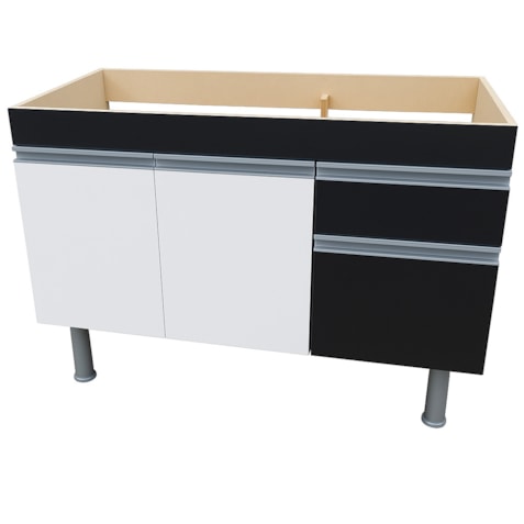 Gabinete Baby MC 114   Preto/Branco