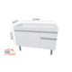Gabinete Baby MC P/Pia 100 Branco