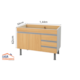Gabinete Barcelona MC P/Pia 150 Total Amadeirado