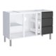 Gabinete Cozimax Aço Gaia 150 Preto