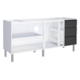 Gabinete Cozimax Aço Gaia P/Pia 200m Preto