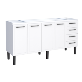 Gabinete Cozimax Aço Juno P/Pia 180 Branco