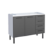 Gabinete Cozimax Aço Mod.Juno 114 Preto