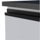 Gabinete Cozimax de aço Gaia 150 branco c/ puxador preto