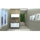 Gabinete Cozimax Madeira 120 Flamingo Branco