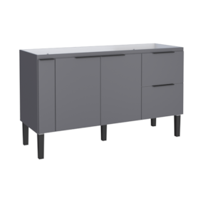 Gabinete Cozimax Madeira Cisne 150 Cinza