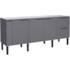 Gabinete Cozimax Madeira Cisne 200 Cinza