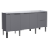 Gabinete Cozimax Madeira Cisne P/Pia 180 Cinza