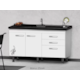 Gabinete Fimap Criativ P/Pia 150 Floral Branco