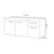 Gabinete Fimap Vitória P/Pia 150 Branco