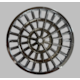 Grelha Redonda Tigre Cromada 150mm 6"