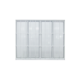 Janela alumínio 4 folhas branca 100x100 c/ bandeira s/ grade Janellot