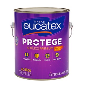 Latex Acrílico Eucatex Protege fosco 3,6L branco