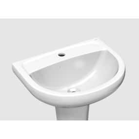 Lavatório Lorenzetti Luna branco p/ coluna