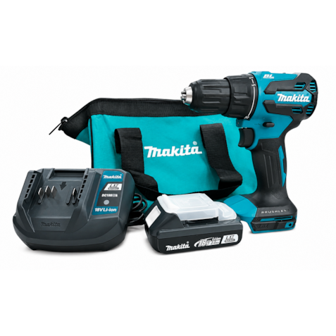 Parafusadeira/Furad. Imp. Makita C/Bat. 18V DHP490WV