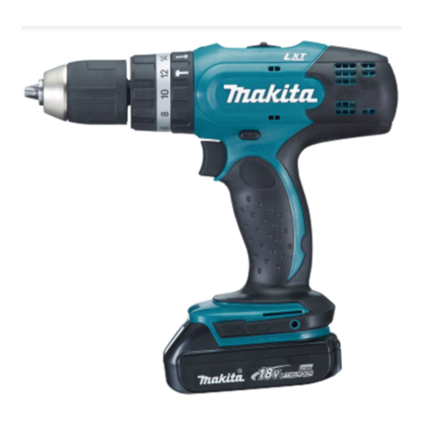 Parafusadeira/Furadeira de impacto Makita DHP453Y002 bateria 18V