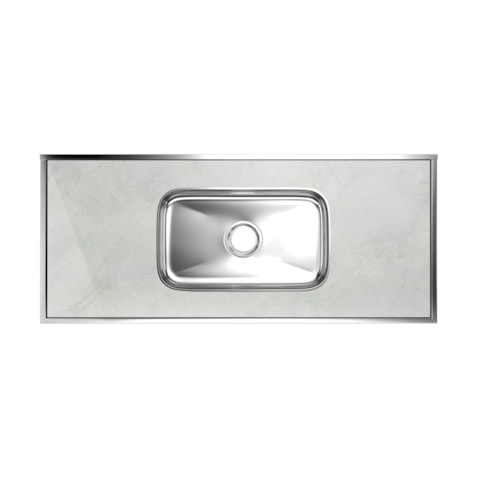 Pia de Laminado Forminox 1,20m X 56cm Itapuã