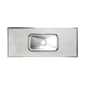 Pia Forminox Laminada 1,00x56 Itapuã