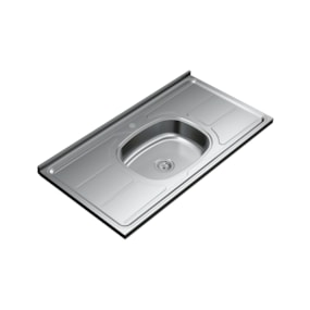 Pia Inox Ghelplus 1,00x53 Plus 30