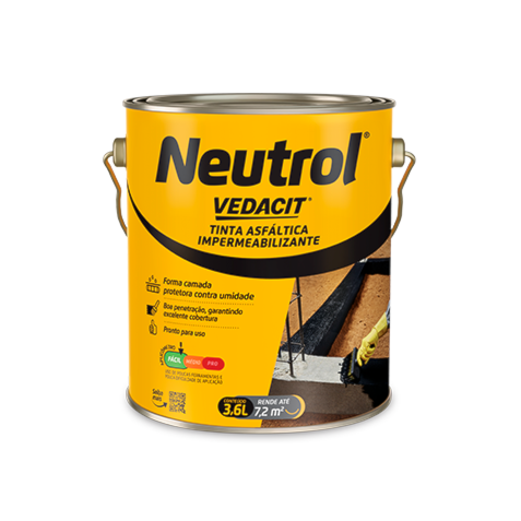 Pintura asfáltica Neutrol 3,6L