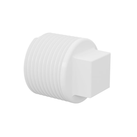 Plug branco de rosca Tigre 1/2"