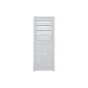 Porta Alumínio Basc. 210X90 Esquerda PTB Branca Janellot