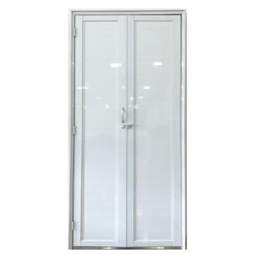 Porta Alumínio Camarão C/Lambril 210X80 Esq. Janellot